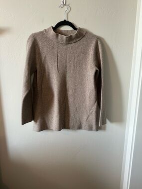 Apt. 9 Neutral Taupe Cowl Neck Sweater